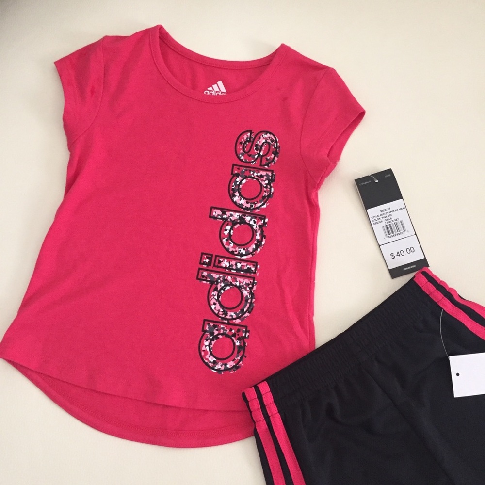 Adidas Cute Girl Shorts Set - Picture 2 of 4